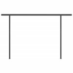 vidaXL Auvent automatique et capteur de vent et LED 4 5x3 m Anthracite