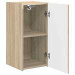 vidaXL Meuble TV mural Sonoma 30 x 31 x 60 cm Bois d'ingénierie
