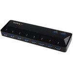 Startech.com hub usb 3.0 a 10 ports avec ports de charge et synchronisation - 2x 1 5 a (st103008u2c)