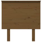 vidaXL Tête de lit Marron miel 79x6x82 5 cm Bois massif de pin