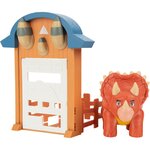 Jazwares DNR0024 - Dino Ranch Set d'action Triceratops