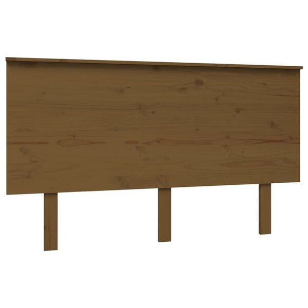 vidaXL Tête de lit Marron miel 139x6x82 5 cm Bois massif de pin