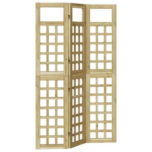 vidaXL Écran d'intimité extérieur Marron 120 x 180 cm Pin imprégné