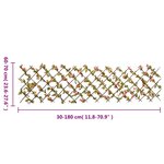 vidaXL Treillis de lierre artificiel extensible rose foncé 180x60 cm
