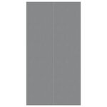 vidaXL Bâche de piscine gris clair 420x220 cm géotextile polyester