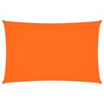 vidaXL Voile de parasol tissu oxford rectangulaire 2x4 5 m orange