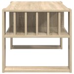 vidaXL Table basse Chêne Sonoma 92 x 49 5 x 45 cm Bois d'ingénierie