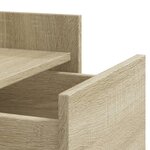 vidaXL Table de chevet chêne sonoma 45x50x65 cm bois d’ingénierie