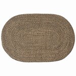 vidaXL Tapis de surface Noir 122 x 183 cm Jute