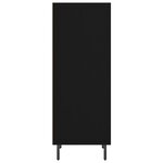 vidaXL Buffet noir 34 5x32 5x90 cm bois d'ingénierie