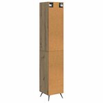 vidaXL Ensemble de Meubles 2 Pièces Chêne artisanal 34 5 x 34 5 x 90 cm