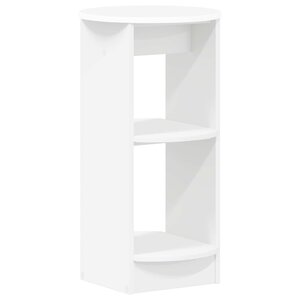 vidaXL Meuble d'appoint Blanc Bois d’ingénierie