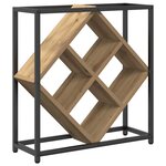 vidaXL Étagère à vin chêne artisanal 51 x 18 x 52 5 cm