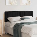 vidaXL Tête de lit capitonnée Marron et Noir 135 cm Pin massif