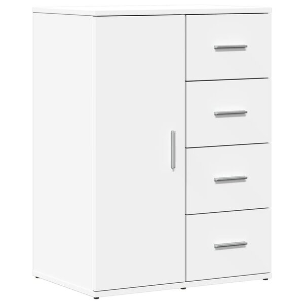 vidaXL Buffet blanc 59x39x80 cm bois d'ingénierie