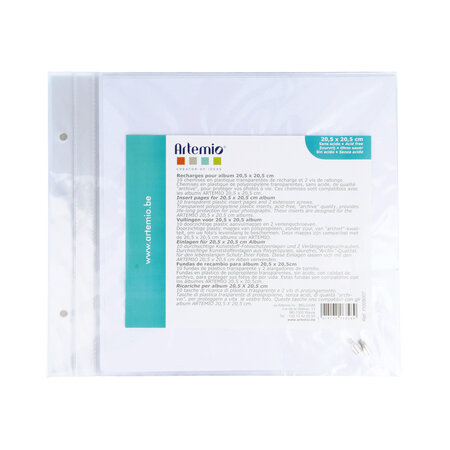 Recharge album 10 pochettes + vis extension (20 5x20 5 cm)