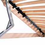 vidaXL Sommier à lattes Marron 80 x 190 cm Bois de hêtre massif