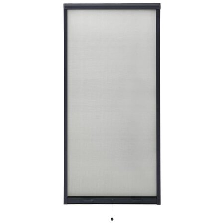 vidaXL Moustiquaire à rouleau pour fenêtres Anthracite 60x150 cm