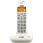 Téléphone fixe senior maxcom mc6800 blanc