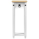 vidaXL Support de Plante Blanc 30 x 30 x 73 cm Bois de pin massif