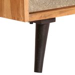 vidaXL Buffet 80x30x75 cm Bois d'acacia massif