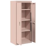 vidaXL Armoire de rangement Rose 60 x 40 x 140 cm Acier