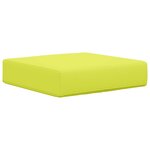 vidaXL Coussin de Siège d'Extérieur Vert 40 x 40 x 8 cm