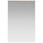 vidaXL Armoire Miroir de Salle de Bain Chêne fumé 40 x 10 5 x 60 5 cm