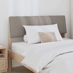 vidaXL Tête de lit capitonnée Taupe 100 cm Pin massif