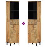 vidaXL Armoire de salle de bain 38x33x160 cm bois massif de manguier
