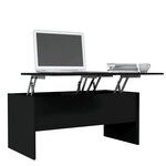vidaXL Table basse noir 102x50 5x46 5 cm bois d'ingénierie