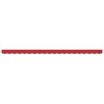 vidaXL Bande de auvent Rouge 4.3 x 0.2 m Toile