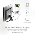 Startech.com adaptateur hdmi vers vga pour ordinateur de bureau / ordinateur portable / ultrabook - 1920x1080