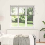 vidaXL Store de Fenêtre Gris foncé 80 x 130 cm Aluminium