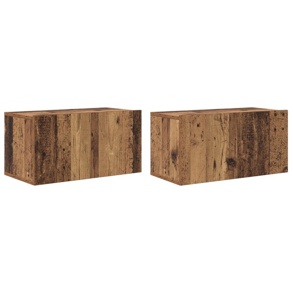 vidaXL Meuble TV Bois Vieilli Bois de Récupération Solide Moyen