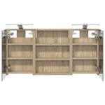 vidaXL Ensemble de Meubles de Salle de Bain 3 Pièces 100 x 10 5 x 50 cm