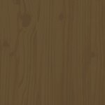 vidaXL Banc de jardin marron miel 109x48x91 5 cm bois de pin massif
