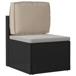 vidaXL Coussin pour dossier de palette Taupe 50 x 40 x 12 cm