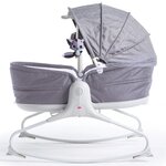 Tiny love transat pour bébé 3 en 1 cozy rocker napper gris