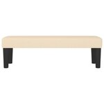 Banc banquette 100 x 30 x 30 cm tissu crème 02_0010602