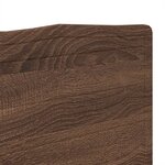 vidaXL Tête de lit Chêne brun 140 cm Bois d'ingénierie