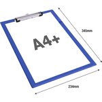 RAPESCO Porte-bloc Standard  A4  plastifié  bleu