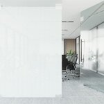 vidaXL Film pour fenêtre blanc givré 90 x 500 cm PVC