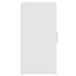 vidaXL Armoire à chaussures Blanc 32x35x70 cm Bois d’ingénierie