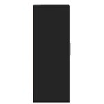 vidaXL Armoire à chaussures Noir 32x35x92 cm Bois d’ingénierie