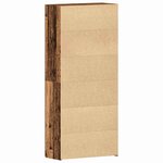 vidaXL Cabinet à chaussures avec étagère Marron 80 x 35.5 x 180 cm