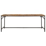 vidaXL Table à manger 200x100x75 cm bois de manguier massif brut