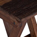 vidaXL Tabouret Naturel 30 x 30 x 48 cm Bois massif de récupération