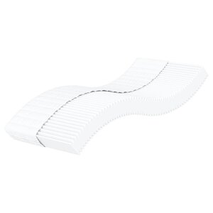 vidaXL Matelas en mousse pour enfants blanc 80x160 cm dureté H2 H3