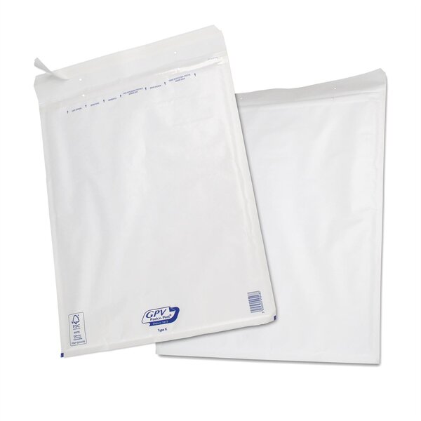 Boite de 50 pochettes bulles d'air k 75 g/m² bande de protection gpv